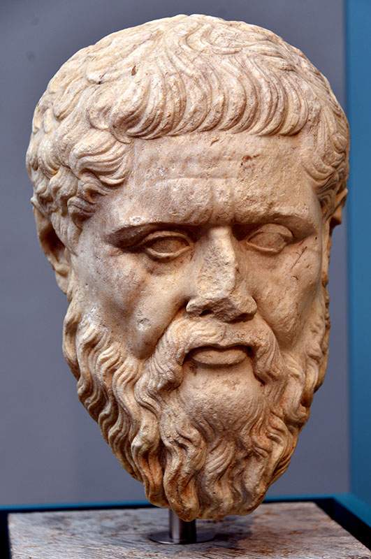 Bustul din marmura al lui Platon